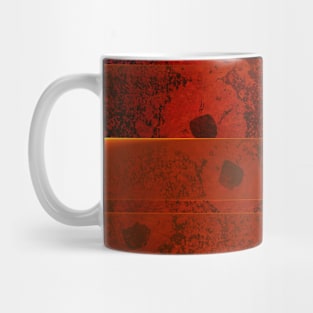 Abstract fiery landscape Mug